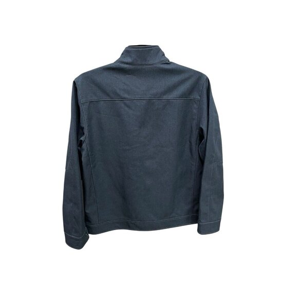 Kirkland Signature Men's Medium 3-Layer Water Resistance Jacket Dark Blue Zip Up - Picture 10 of 11